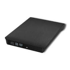 Qoltec külső DVD-RW felvevő | USB 3.0 | Fekete