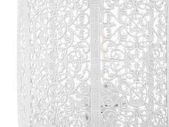 Beliani Marokkói fehér fém asztali lámpa 27 cm SOMES