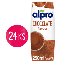 Alpro Szója ital csokoládés ízesítéssel 250ml, 24 db