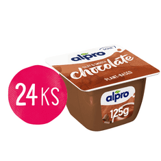 Alpro Csokoládé ízű szójadesszert 125g, 24 db
