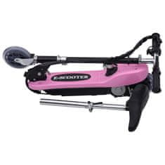 Vidaxl rózsaszín elektromos roller üléssel 120 W 91958