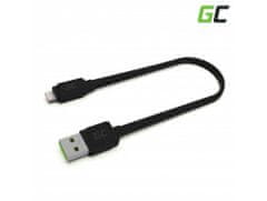 Green Cell KABGC02 GCmatte Lightning flat gyorstöltő USB kábel 25 cm