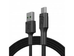 Green Cell KABGC20 gyorstöltő kábel Power Stream USB -A - Micro USB 120 cm QC 3.0