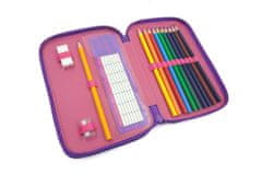 Disney Rainbow Minnie iskolai tolltartó - felszerelt