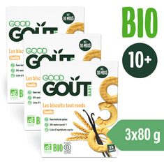 Good Gout Bio Vaníliás tekercs, 3x 80 g