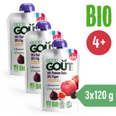 Good Gout Bio alma és füge, 3x 120 g
