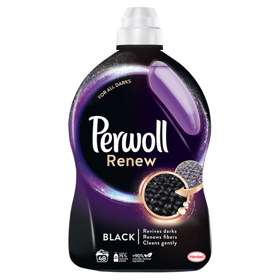Perwoll Renew & Repair Black speciális mosógél, 48 mosás, 2880 ml