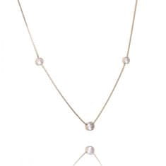 Xuping Jewelry NST1444 Női sebészeti acél aranyozott nyaklánc