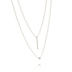 Xuping Jewelry NST1458 Női sebészeti acél aranyozott nyaklánc