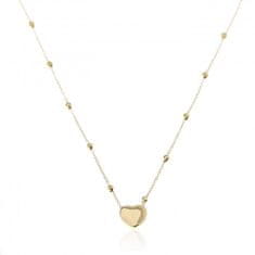 Xuping Jewelry NST1285 sebészeti acél aranyozott női nyaklánc