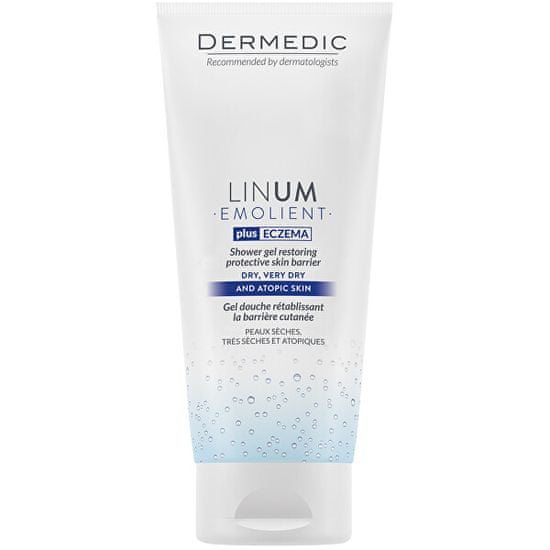 DERMEDIC Zuhanyzó gél bőrvédő helyreállításhoz Linum Emolient 200 ml