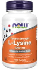 NOW Foods L-lizin (L-lizin), 1000 mg, 100 tabletta