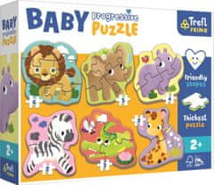 Trefl Baba puzzle Safari 6 az 1-ben (2-6 darab)
