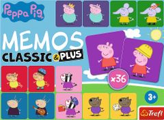 Trefl Pexeso Classic&Plus Peppa Pig 4 az 1-ben