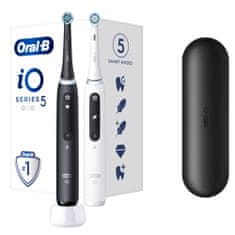 Oral-B iO Series 5 Duo fekete-fehér mágneses fogkefék