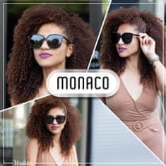Verdster Női napszemüveg Monaco Square fekete lencsék fekete univerzális