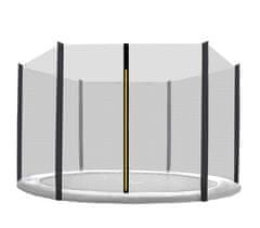 Chiemsee Védőháló 305 cm-es trambulinhoz, 6 oszlop, Fekete