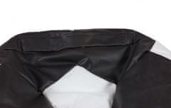 Aga kanapé táska BALL XXXL Fehér - Fekete + lábtartó