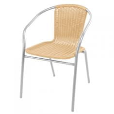 Linder Exclusiv Kerti szék RATAN Ezüst/Bézs