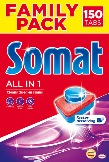 Somat All in 1 Mosogatógép tabletta, 150 db
