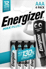 Energizer Max Plus AAA alkáli elemek 4db E303320600