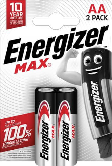 Energizer Max AA alkáli elemek 2db E303327100