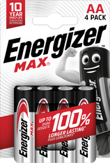 Energizer Max AA alkáli elemek 4db E303323700