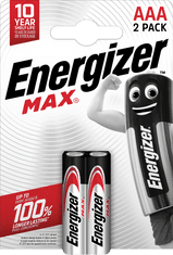 Energizer Max AAA alkáli elemek 2db E303325300