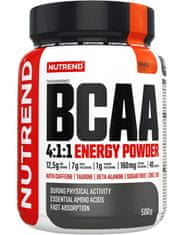 Nutrend BCAA 4:1:1 Energy Powder 500 g, narancs