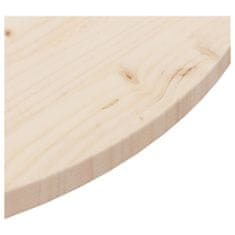 Greatstore tömör fenyőfa asztallap Ø90 x 2,5 cm