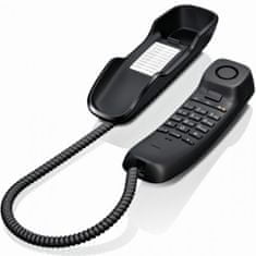 Gigaset DA210 kijelző nélküli falra szerelhető vezetékes telefon fekete