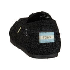 Toms Cipők fekete 36 EU Classic Crochet
