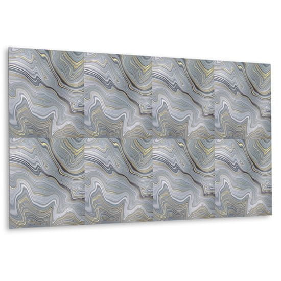 Decormat Falpanel Dekoratív márványhullámok 100x50 cm