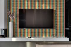Decormat Falvédő falburkoló panel Retro mintázat 100x50 cm