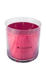 A La Maison A RED üveg illatos gyertya 150 órán át ég