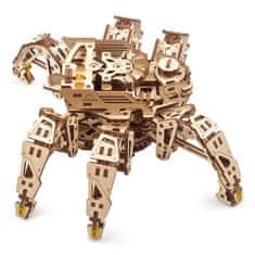 UGEARS 3D fa mechanikus puzzle hatlábú felfedező (hexapod)