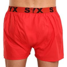 Styx Piros férfi klasszikus boxeralsó sport gumi (B1064) - méret M