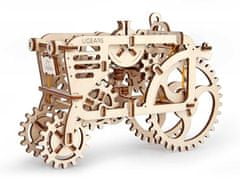 UGEARS 3D fából készült mechanikus puzzle traktortraktor