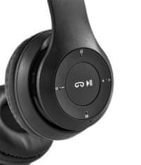 Malatec Bluetooth vezeték nélküli fejhallgató FM SD MP3 + mikrofon