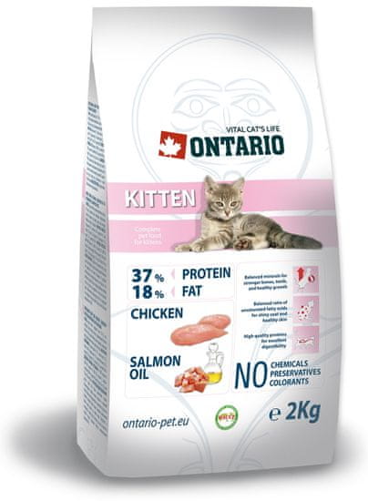 Ontario Kitten macskaeledel - 2 kg