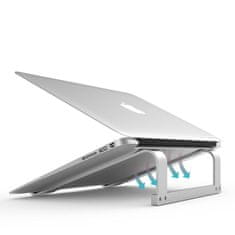 Tech-protect Alustand 2 laptop állvány 16'', ezüst