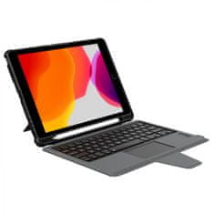 Nillkin Keyboard tok billentyűzettel iPad 10.2'' 2021 / 2020 / 2019, fekete