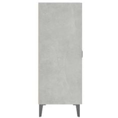 Greatstore betonszürke szerelt fa tálalóasztal 69,5x34x90 cm