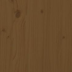Greatstore mézbarna tömör fenyőfa rönktároló 33,5 x 30 x 110 cm