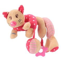 Baby Mix Spirál bölcső játék Kitty rózsaszínű