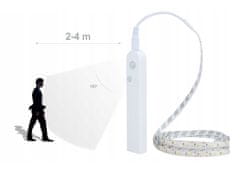 Berge Akkumulátoros / USB-s LED szalag mozgásérzékelővel - 2m
