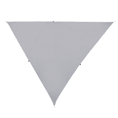 Beliani Háromszög Alakú Szürke Napvitorla 300 x 300 x 300 cm LUKKA