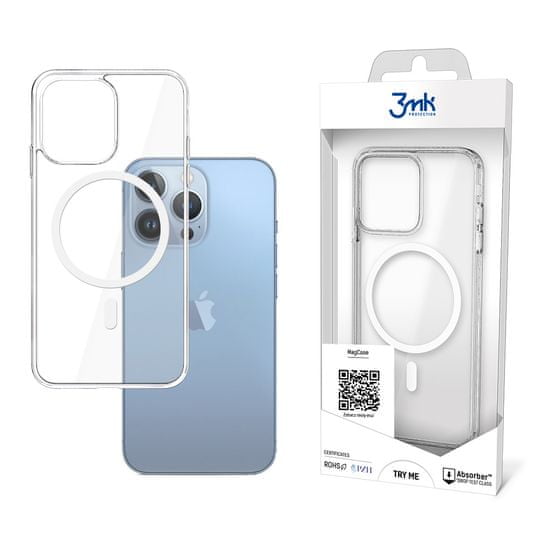 3MK Mag Case tok Apple iPhone 13 Pro telefonra KP20211 átlátszó
