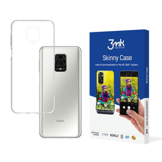 3MK 3mk Skinny védőtok Xiaomi Redmi Note 9 Pro telefonra KP20196 átlátszó