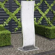 Greatstore kerti ívelt rozsdamentes acél szökőkút szivattyúval 108 cm
